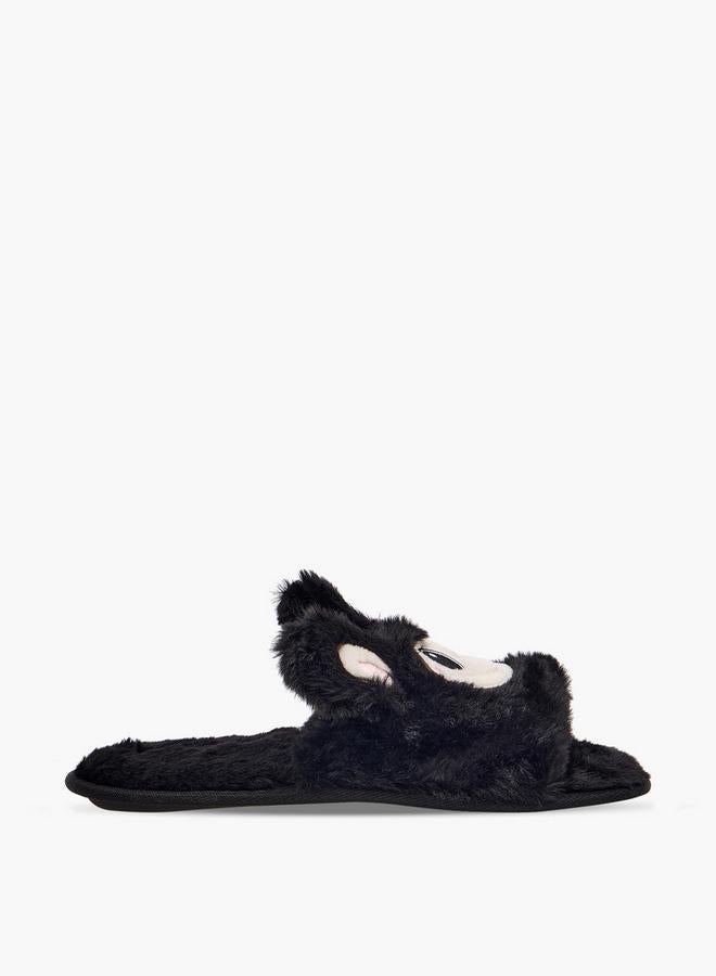 Le Confort Women Faux Fur Bedroom Slides - Image 1